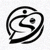乐竞体育APP官方Logo - 橙色与深蓝色结合的体育图标